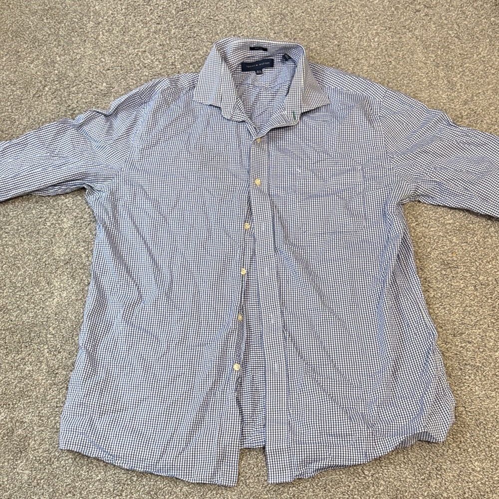 Tommy Hilfiger Blue Checkered Shirt